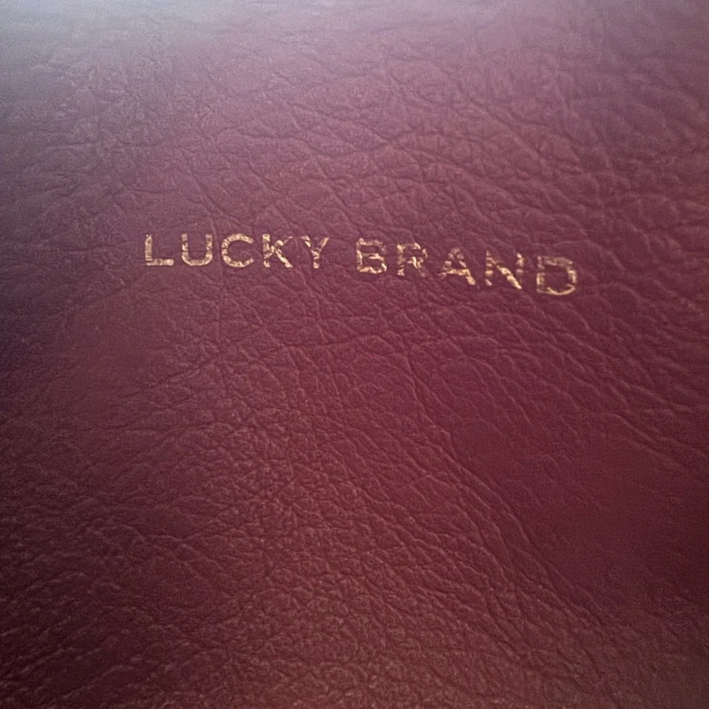 Lucky Brand slouchy leather shopper tote crossbody purse w/wristlet/wallet 🤎🧡 - Picture 12 of 15